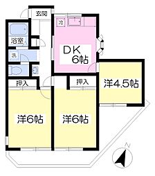 間取図画像 3DK