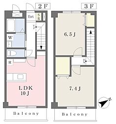 Belpa-E 2LDKの間取図画像