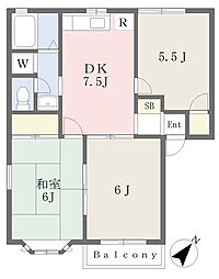 グランリオC 3DKの間取図画像