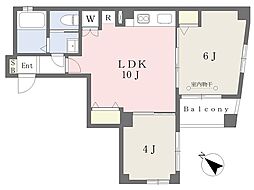 メゾン コトブキ 2LDKの間取図画像