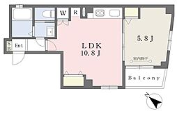メゾン コトブキ 1LDKの間取図画像