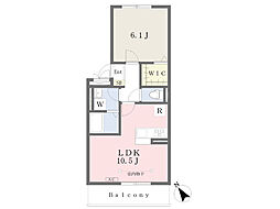 Ｌａ　Ｃａｓａ　II 3階1LDKの間取り