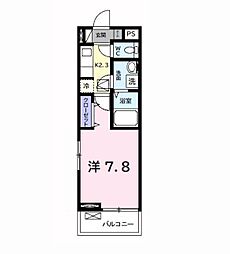 JR内房線 姉ケ崎駅 徒歩13分の賃貸アパート 1階1Kの間取り