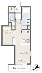 木更津市大和2丁目マンション ワンルームの間取図画像