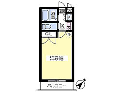 アイビス東金 1Kの間取図画像