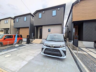 外観:2026年8月完成 新築内戸建住宅5LDK、駐車場2台付 外観:2026年8月完成 新築内戸建住宅5LDK、駐車場2台付