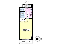 直希マンション新松戸 1Kの間取図画像