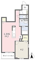 セレーノ3 1LDKの間取図画像