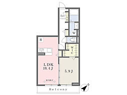ボナールY'k 1LDKの間取図画像
