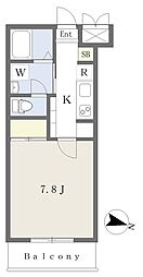 ＰＲＩＭＥ　ＣＩＴＹ　表町 1階1Kの間取り