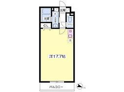 ミリアビタNo27 ワンルームの間取図画像