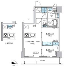 物件の間取り