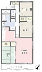 間取図画像 3LDK