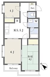 RFIELDSICHIKAWA 3Kの間取図画像