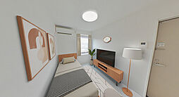 京成千葉線 京成幕張駅 徒歩10分の賃貸アパート 3階ワンルームのリビング/ダイニング