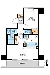 ウィルテラス千葉中央 1LDKの間取図画像