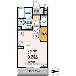 京急本線 金沢文庫駅 徒歩12分の賃貸アパート 1階ワンルームの間取り