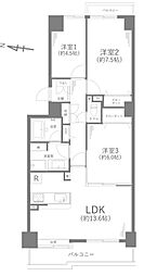 コスモ戸塚リベラヒルズA棟 3LDKの間取図画像