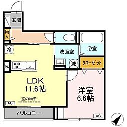 間取図画像 1LDK