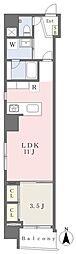 ライフモリ20号館 1LDKの間取図画像