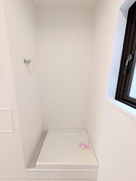 室内洗濯機置き場♪