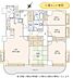 間取り：110.90m2の大型4LDK（2026年8月撮影）