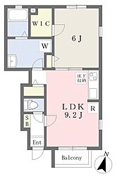 間取図画像 1LDK