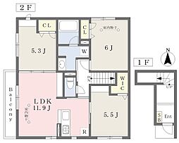 きよら 3LDKの間取図画像