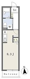 藤沢市長後AP ワンルームの間取図画像