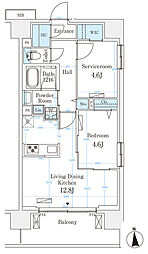 間取図画像 1SLDK