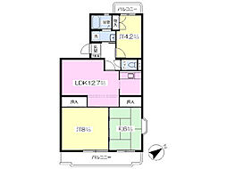 間取図画像 3LDK