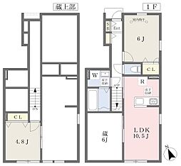 アイリス 2LDKの間取図画像