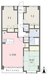 厚木・コアラマンション 3LDKの間取図画像