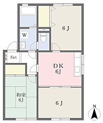 ハイム・エスポワール 3DKの間取図画像