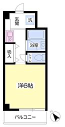TYC+2ビル ワンルームの間取図画像