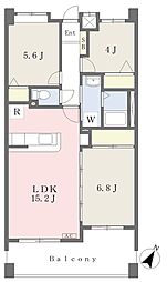 ヴィルヌーブモリ 3LDKの間取図画像