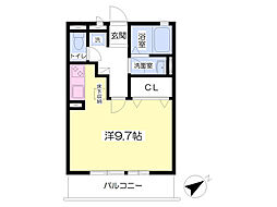 ウィル港南台3 ワンルームの間取図画像