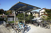 屋根付駐輪場