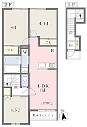 ガーデンパーク 3LDKの間取図画像