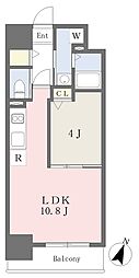 ピノルクテ 1LDKの間取図画像