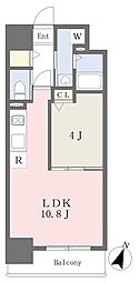 ピノルクテ 1LDKの間取図画像