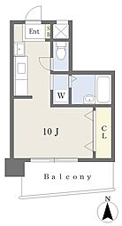 ツルヤ第一ビル ワンルームの間取図画像
