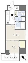 Aioi Bashamichi 2Kの間取図画像