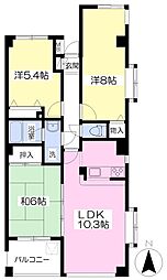 間取図画像 3LDK