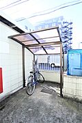 屋根付き駐輪所