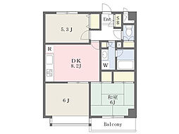 ドリーム大宮盆栽町 3DKの間取図画像
