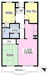 間取図画像 3LDK