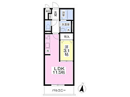 間取図画像 1LDK