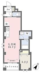 ユアメゾン清和 1LDKの間取図画像