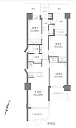 ザ・ステイツ志木アーバンヒルズ 3LDKの間取図画像